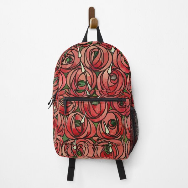 Item preview, Charles Rennie Mackintosh Roses and teardrops,red,Mackintosh rose designed and sold by Olivia-One.