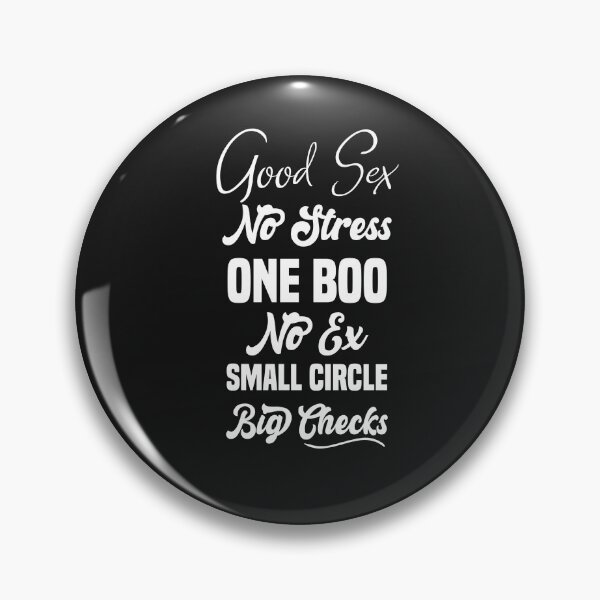 Item preview, good sex no stress one boo no ex small circle big checks designed and sold by Crystakim.
