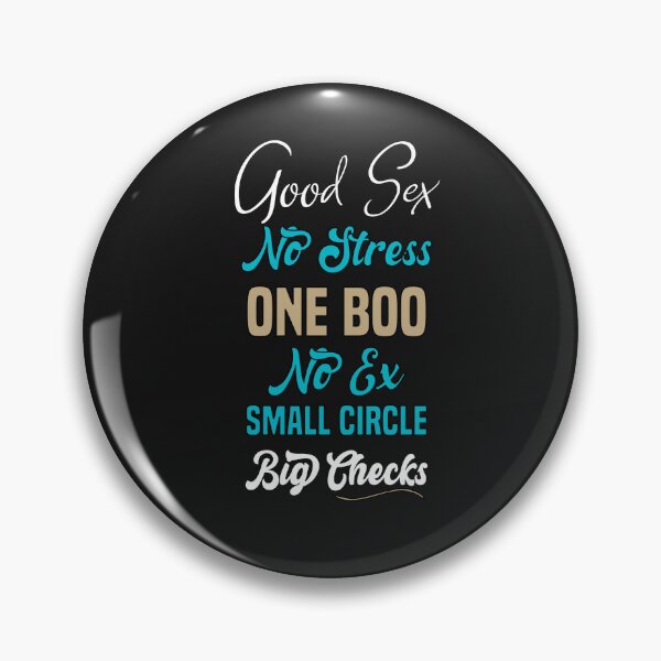 Item preview, good sex no stress one boo no ex small circle big checks designed and sold by Crystakim.