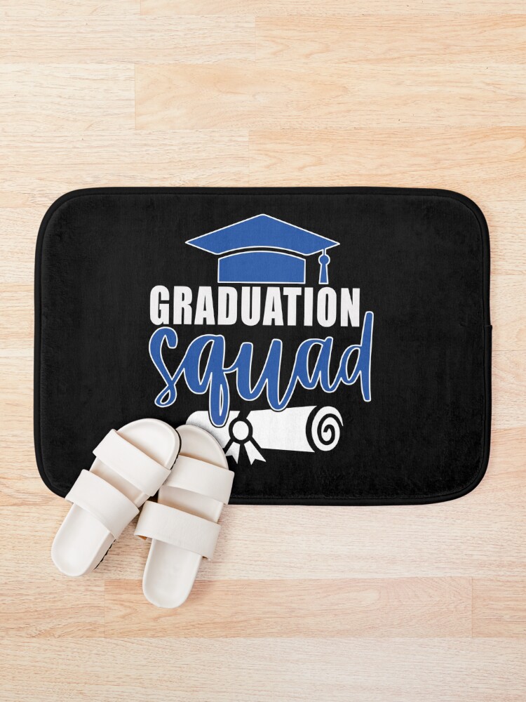 Thumbnail 1 of 6, Bath Mat, Graduation Squad  designed and sold by BuxomBabe21.