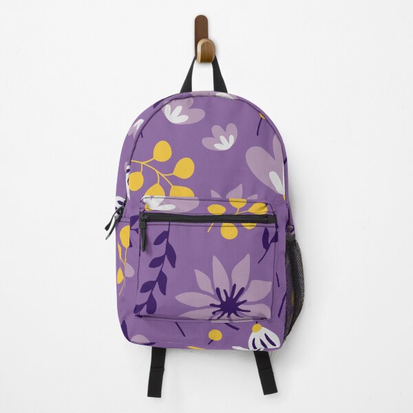 Item preview, Purple And Gold Summer Floral Seamless Pattern designed and sold by RedTomasB.