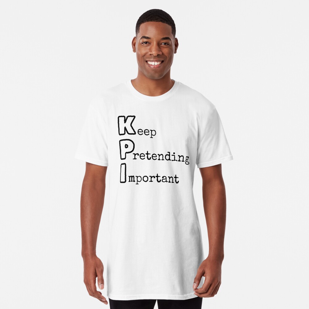 KPI - Keep Pretending Important Sticker for Sale by trendingatees