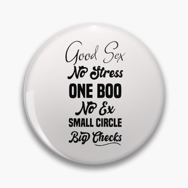 Item preview, good sex no stress one boo no ex small circle big checks designed and sold by Crystakim.