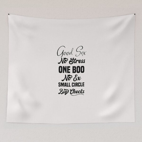 Item preview, good sex no stress one boo no ex small circle big checks designed and sold by Crystakim.