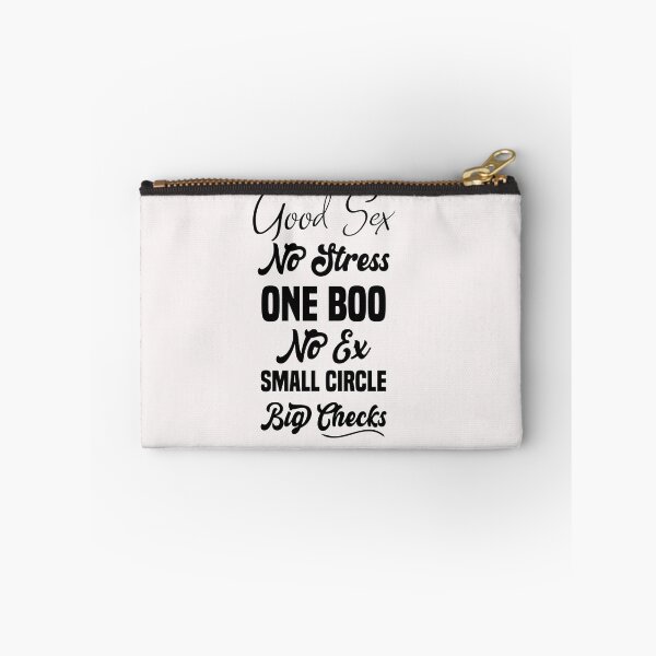 Item preview, good sex no stress one boo no ex small circle big checks designed and sold by Crystakim.