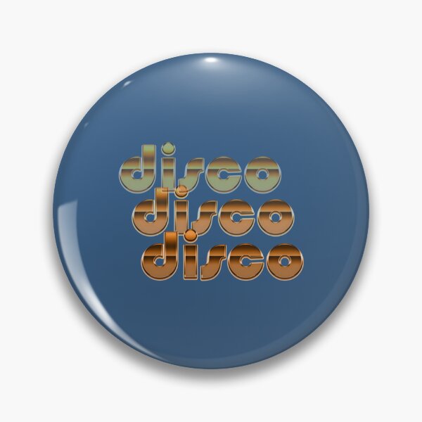 Item preview, Metallic Seventies Disco Emblem    designed and sold by VintageLAClubs.