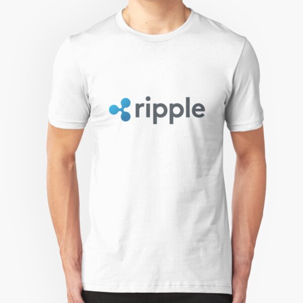 Ripple Crypto Currency Slim Fit T-Shirt