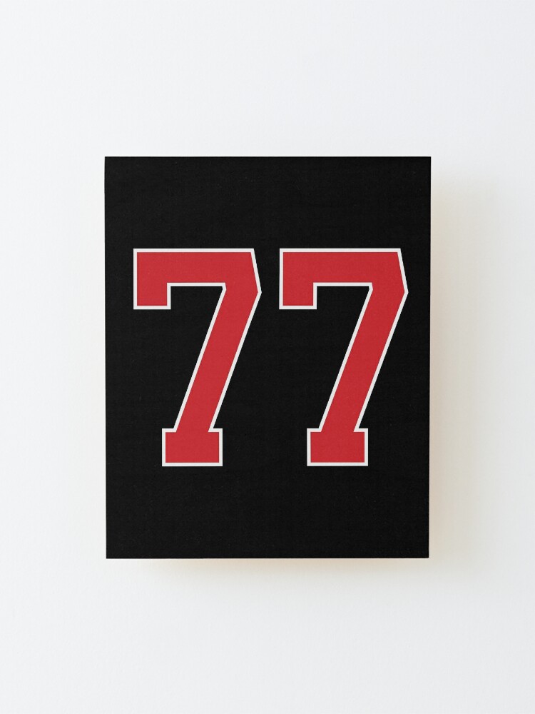 Sports Number 44, red black color lucky sport forty four Poster for Sale  by ArtIsParty