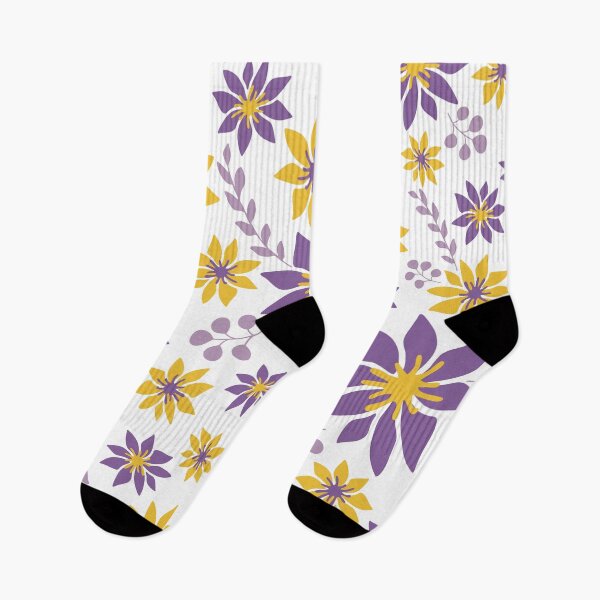 Item preview, Purple And Gold Summer Floral Seamless Pattern designed and sold by RedTomasB.