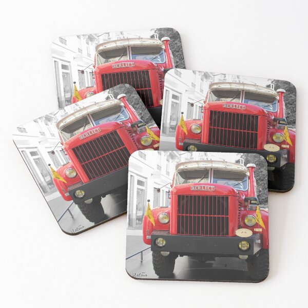 Item preview, red truck designed and sold by AHELENE.