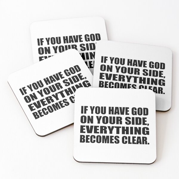 Item preview, If you have God on your side, everything becomes clear designed and sold by Colorfulandfun.