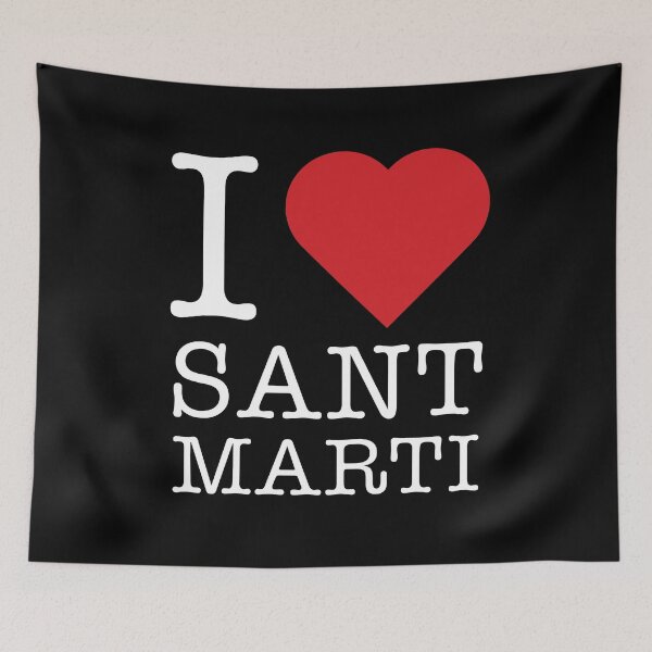 Item preview, Because I love Sant Marti, Spain designed and sold by ArtIsParty.