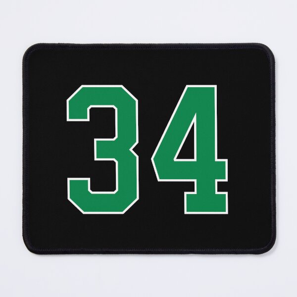 Item preview, 34 number, green lucky sports thirty four designed and sold by ArtIsParty.