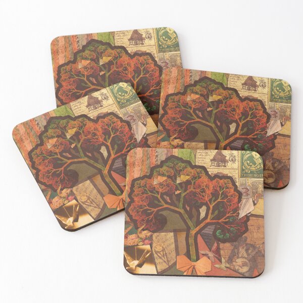Item preview, Beautiful Fractal Collage of an Endless Origami Autumn designed and sold by San Jaya Prime.