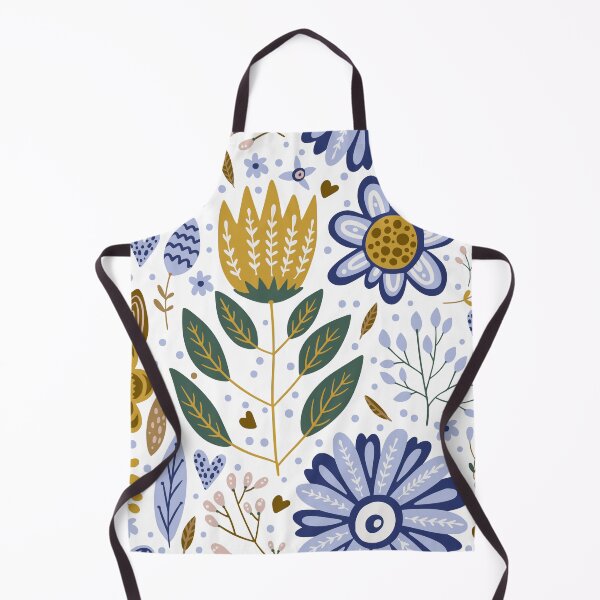 Aperçu de l'œuvre Motif floral sans couture d'été violet et or créée et vendue par RedTomasB.