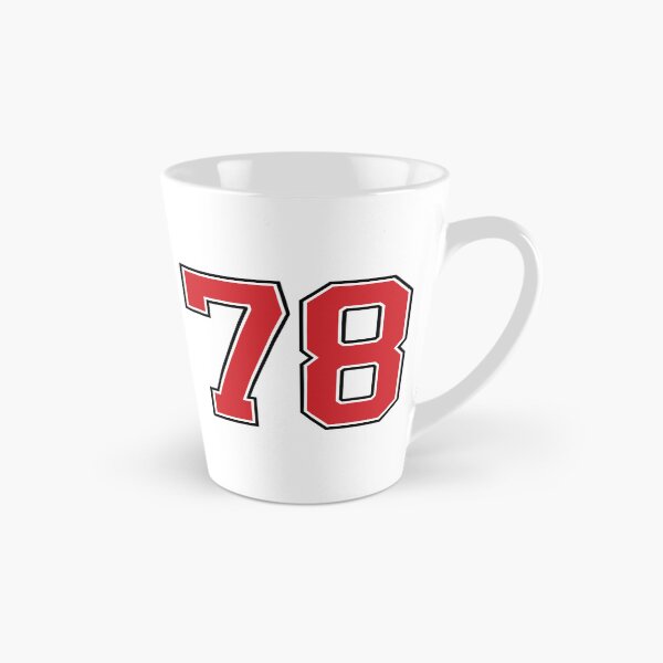 Item preview, Sports Number 78, red black color lucky sport seventy eight designed and sold by ArtIsParty.