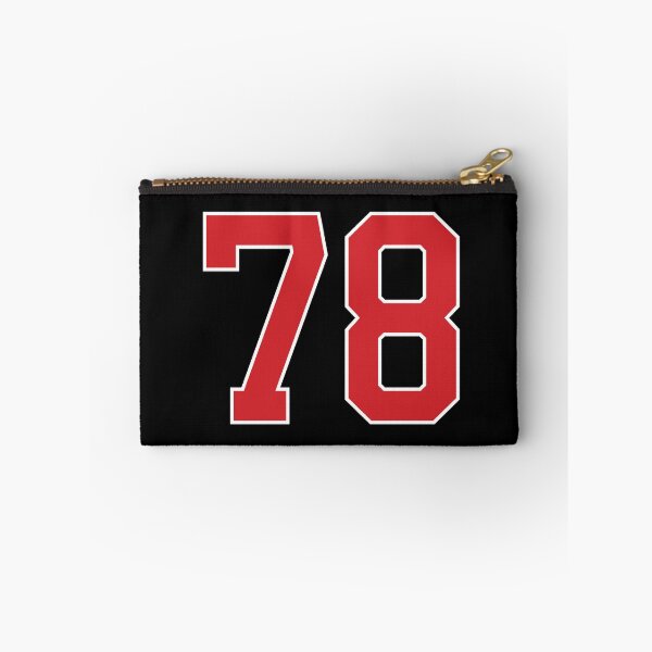 Item preview, Sports Number 78, red black color lucky sport seventy eight designed and sold by ArtIsParty.