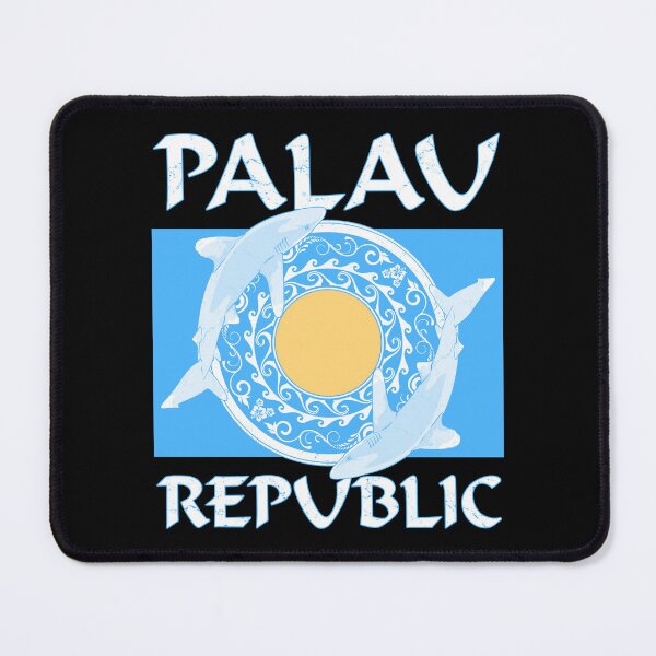 Item preview, Oceanic Whitetip Palau Republic flag designed and sold by NicGrayGraphic.