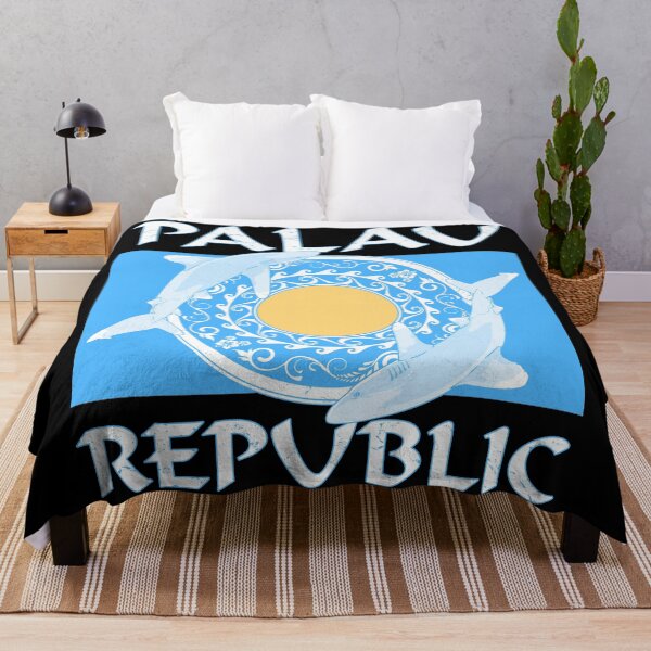 Item preview, Oceanic Whitetip Palau Republic flag designed and sold by NicGrayGraphic.