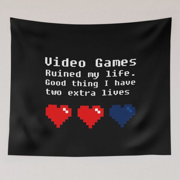 Item preview, Funny Video Games Quote designed and sold by MakeItTrend.