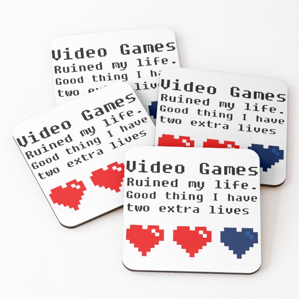Item preview, Funny Video Games Quote designed and sold by MakeItTrend.