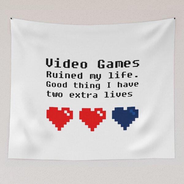 Item preview, Funny Video Games Quote designed and sold by MakeItTrend.