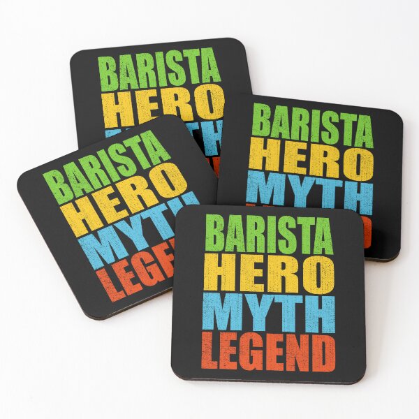 Item preview, Barista Hero Myth Legend designed and sold by MoonsmileProd.