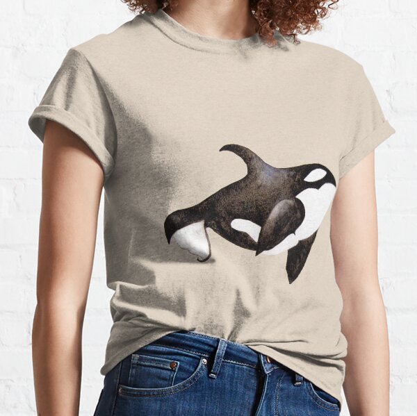 Orca whale in watercolour Classic T-Shirt