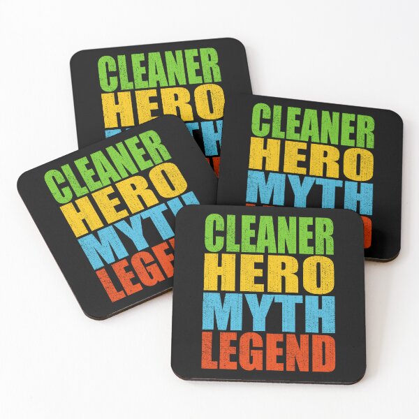 Item preview, Cleaner Hero Myth Legend designed and sold by MoonsmileProd.