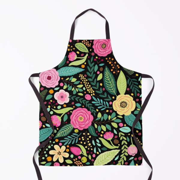 Aperçu de l'œuvre Motif floral sans couture d'été violet et or créée et vendue par RedTomasB.