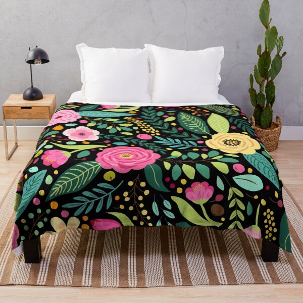 Item preview, Purple And Gold Summer Floral Seamless Pattern designed and sold by RedTomasB.
