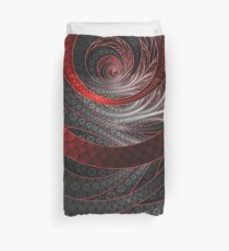 Corded Crimson Scales in the Eye of the Vampire Duvet Cover