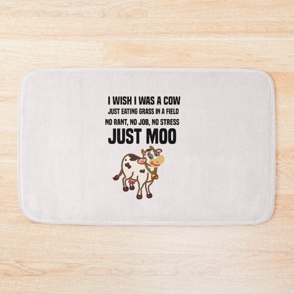Item preview, i wish i was a cow. just eating grass in a field no rant, no job, no stress, just moo designed and sold by Crystakim.