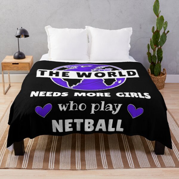 Item preview, The world needs more girls who play netball designed and sold by TheGreenGoat.