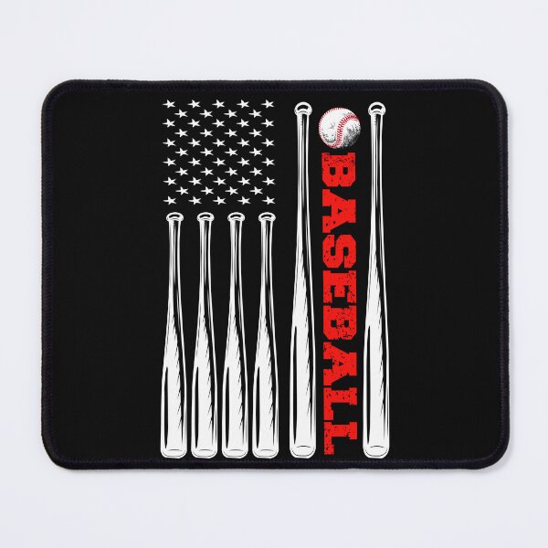Item preview, Patriotic US American Flag Baseball Player  designed and sold by ARTZ84.