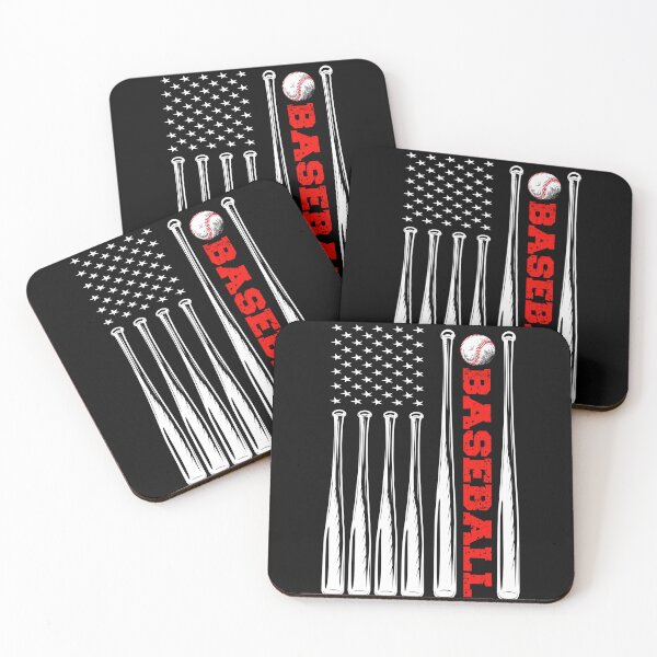 Item preview, Patriotic US American Flag Baseball Player  designed and sold by ARTZ84.