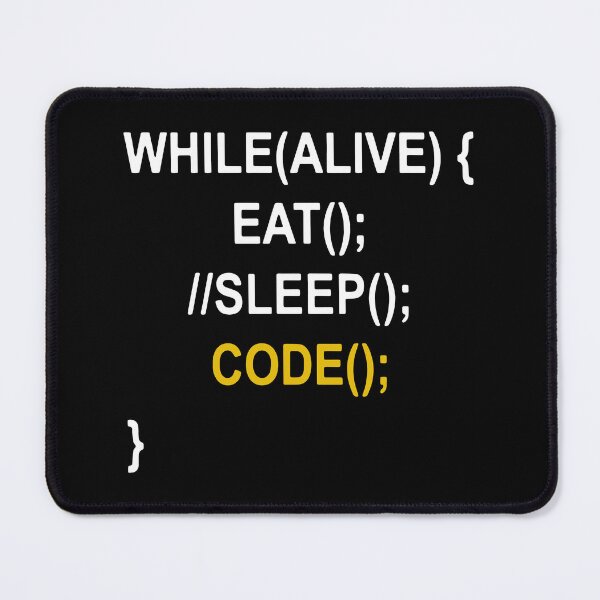Item preview, Eat Sleep Code Funny Coder designed and sold by MakeItTrend.