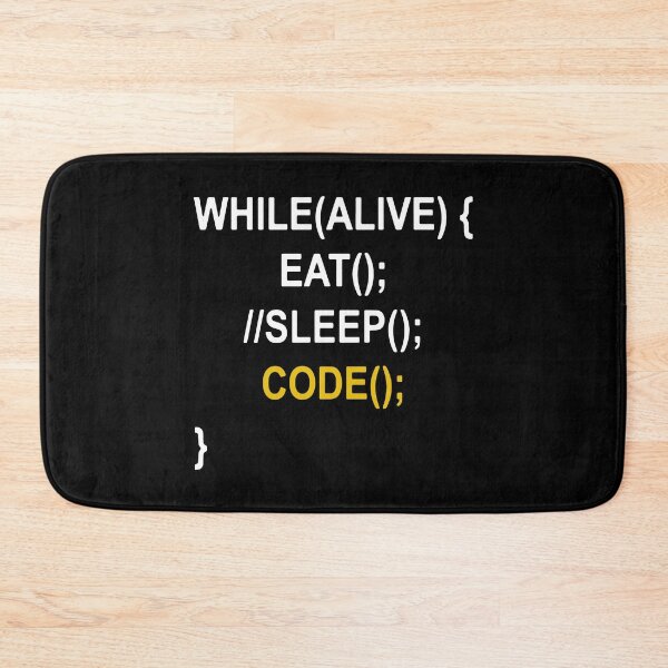Item preview, Eat Sleep Code Funny Coder designed and sold by MakeItTrend.