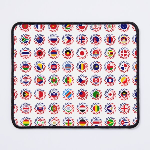 Item preview, We Are America Multinational Patriot Flag Collective designed and sold by Carbon-Fibre Media.