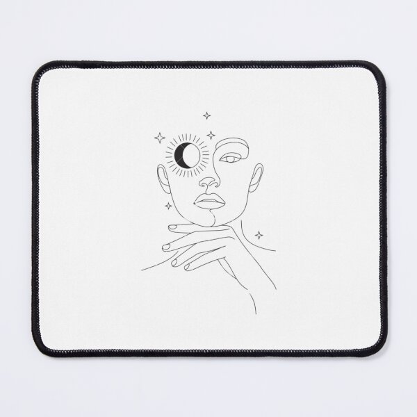 Item preview, Woman Line Art Minimal Portrait designed and sold by BEyourself be.