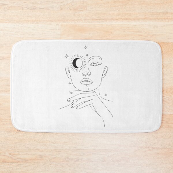 Item preview, Woman Line Art Minimal Portrait designed and sold by BEyourself be.