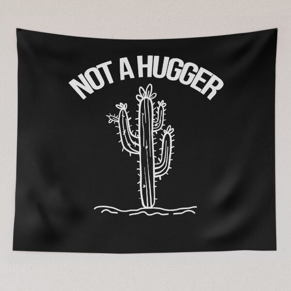 Item preview, Funny Vintage Cactus Sarcastic Not A Hugger designed and sold by Henderson8769.
