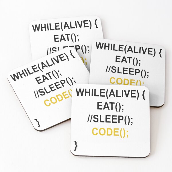 Artikelvorschau, Essen Sie Schlafcode Lustiger Coder entworfen und verkauft von MakeItTrend.