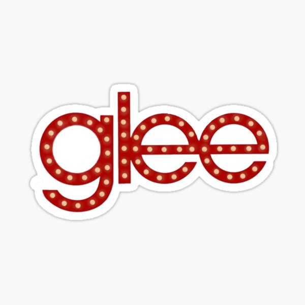 glee lights logo Sticker