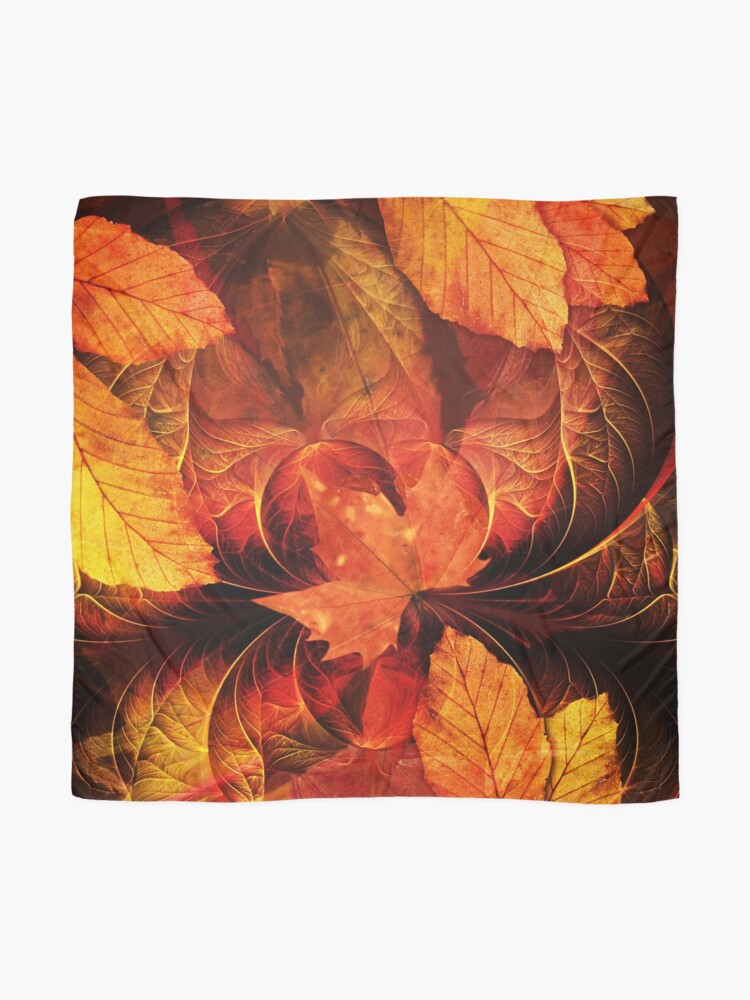 Alternate view of Apoptosis: The Fractal Geometry of Falling Leaves Scarf