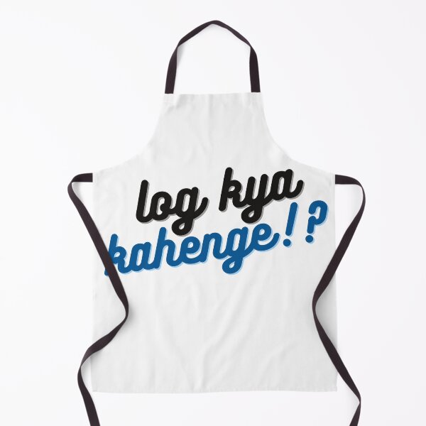 Item preview, DESI: Log Kya Kahenge? What will people say? (Blue font) designed and sold by ZAHARA-.