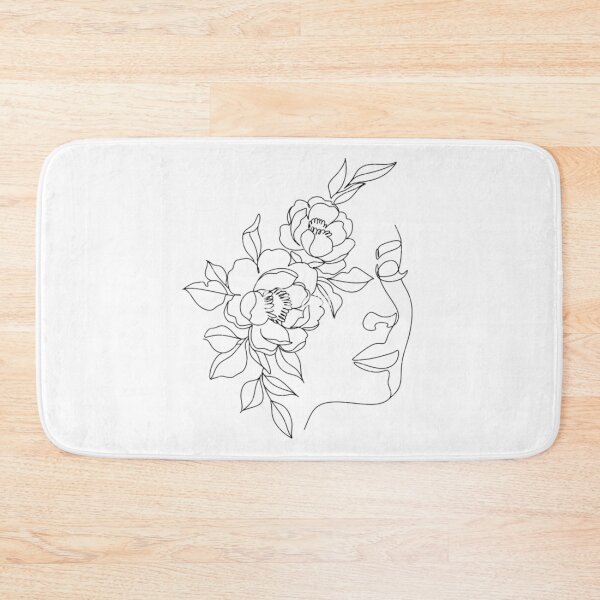Item preview, Woman Abstract Face Line Art Minimal Portrait designed and sold by BEyourself be.