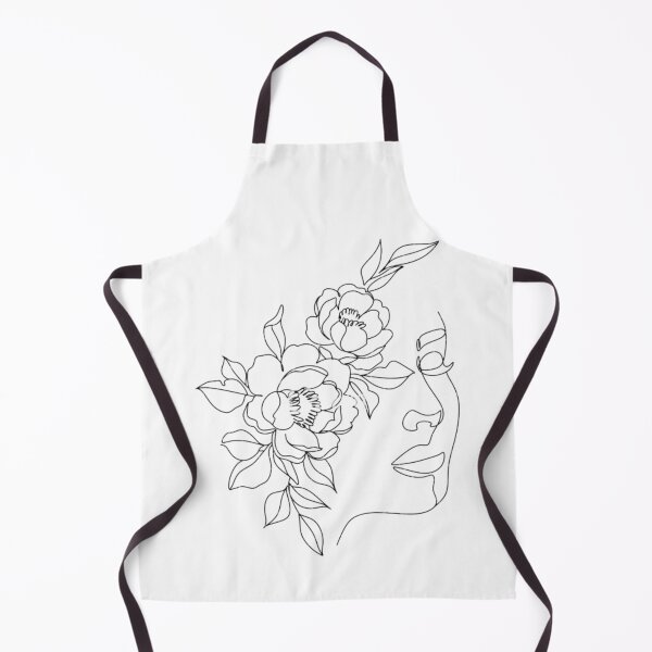 Item preview, Woman Abstract Face Line Art Minimal Portrait designed and sold by BEyourself be.