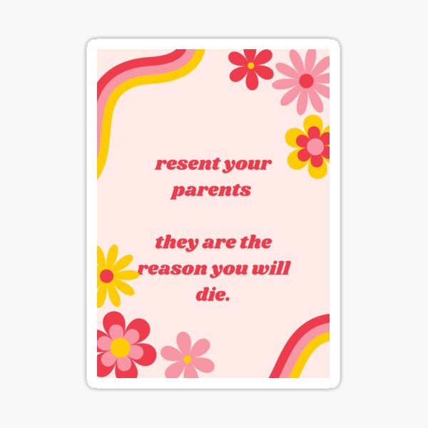Flowery inspiration Sticker