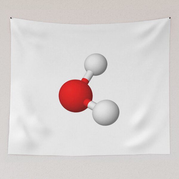Item preview, water molecule isolated over white designed and sold by europephotos.